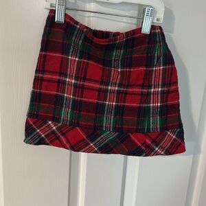Vineyard Vines Red and Green Plaid Christmas holiday Skirt size 4T